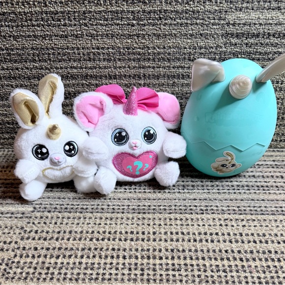 Zuru Rainbocorn Pink and White Plush Toy with Egg lot (2) - Picture 2 of 10